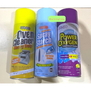 Ganso สเปรย์รีดผ้าเรียบ โฟมทำความสะอาดห้องน้ำ สเปรย์ทำความสะอาดเตาอบ spray starch toilet bowl cleaner oven cleaner