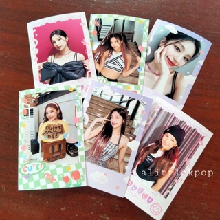 เซตรูป ITZY 6ใบ 25บาท