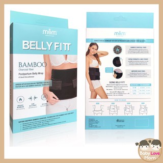 Ministry of mama ผ้ารัดหน้าท้องหลังคลอด Belly Fitt Power Bamboo Charcoal