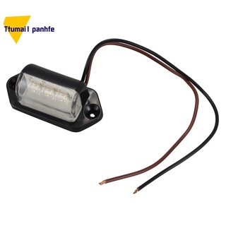 12/24V 3 Led ไฟป้ายทะเบียนรถบรรทุกรถพ่วงโคมไฟสเต็ป