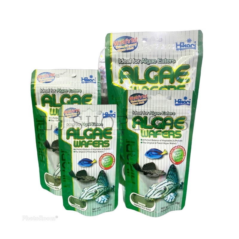Hikari Algae Wafer อาหารสำหรับปลาพื้นตู้ ปลากินพืช ปลากินตะไคร่