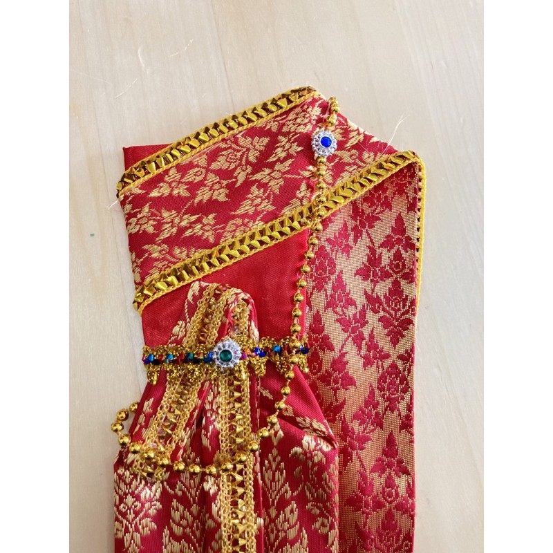 ชุดกุมารี(คละลายผ้า)ชุดไทยสุโขทัย ใช้สำหรับวางถวายเท่านั้น ไม่สามารถสวมใส่ได้จริง - รูปที่ 2