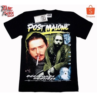 Tshirtคอลูกเรือcrew neckเสื้อวง Post Malone SP-334เสื้อวงดนตรี เสื้อวงร็อค เสื้อนักร้อง-4XL