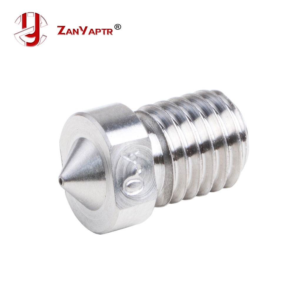 3D เครื่องพิมพ์ E3D ไทเทเนียม TC4 หัวฉีด J-Head Extruder 0.3/0.4/0.6/0.8/1.0/1.2/1.5 มม.สําหรับ 1.75