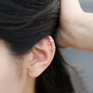 🌙⭐ ต่างหูหนีบดาว และ พระจันทร์ • Moon Star Ear cuff