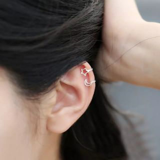 🌙⭐ ต่างหูหนีบดาว และ พระจันทร์ • Moon Star Ear cuff