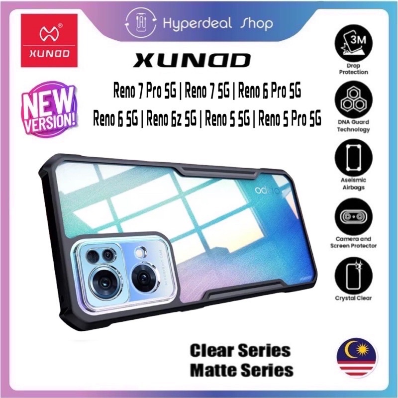 Xundd Case OPPO Reno 7 Pro 5G OPPO Reno 7z และ Reno 7 5G Reno 6z 5G Reno 6 5G Reno 6 Pro 5G กรณีฝาคร