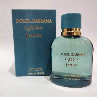 【ของแท้ 💯% 】⚡️ส่งฟรี 🚚 น้ำหอม DOLCE &amp; GABBANA Light Blue Forever Pour Homme EDP 100 ml..*กล่องขาย*