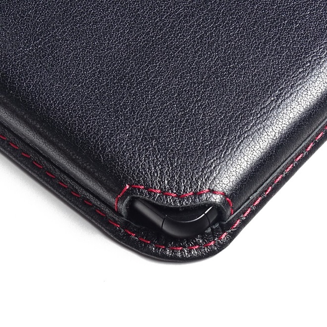 ซองหนังแท้ PDair Leather Card Wallet Case (ตะเข็บแดง)