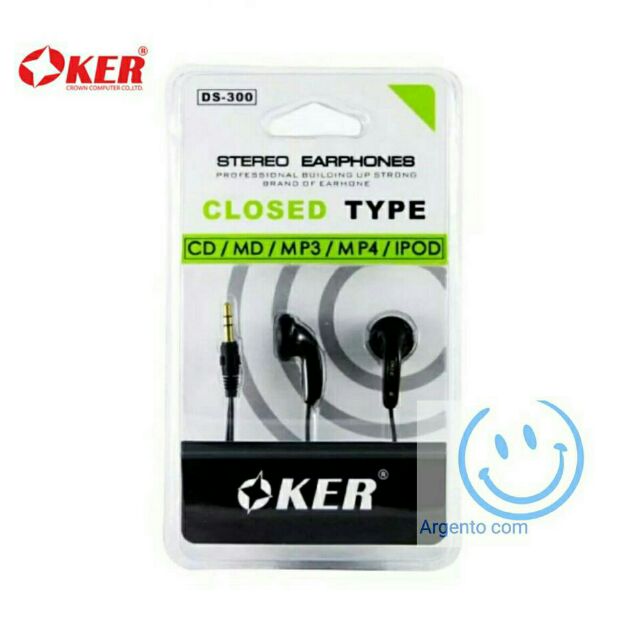 OKER หูฟัง EARBUB รุ่น DS-300 SUPER BASS (สีดำ)