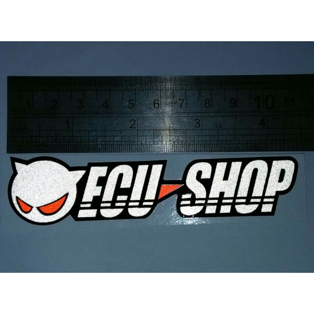 มอเตอร์ Stiker ECU SHOP สะท้อน