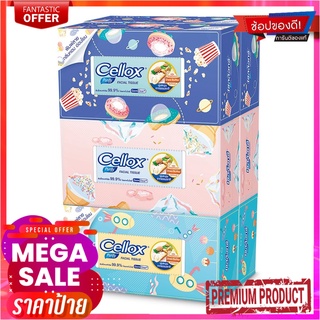 เซลล็อกซ์ สวีท แฟนซี กระดาษเช็ดหน้า 140 แผ่น แพ็ค 6 กล่องCellox Sweet Fancy Facial 140 Sheets x 6 Packs