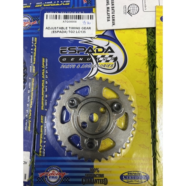 LC135 Y15 ADJUSTABLE TIMING GEAR ESPADA V2 TG2 LC135 TAIMING GEAR RACING