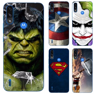 Marvel Super hero For Motorola MOTO E7 E7i Power Phone Case Soft TPU Silicone Back Cover