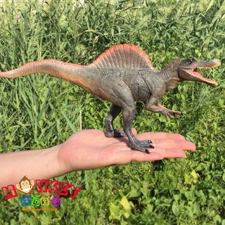 Monkey Toys - โมเดลไดโนเสาร์ Spinosaurus น้ำตาล ขนาด 28.00 CM (จากหาดใหญ่)