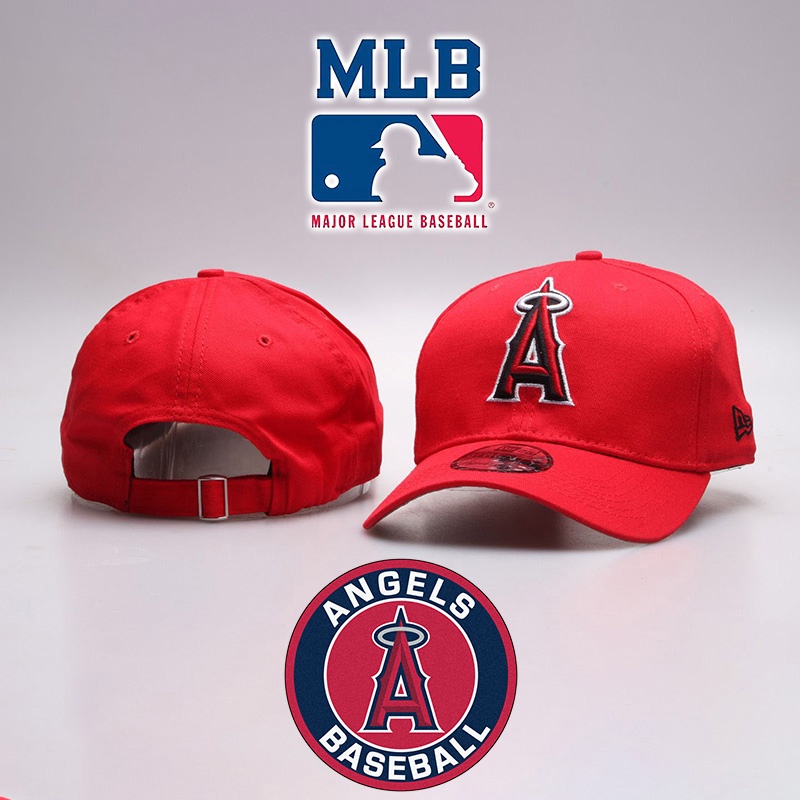 หมวกเบสบอล ปักลาย Mlb Los Angels Angels สามารถปรับได้ เหมาะกับเล่นกีฬา สําหรับผู้ชาย และผู้หญิง