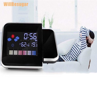 (Willbesugar) ปฏิทินโปรเจคเตอร์ดิจิทัล Led หน้าจอ Lcd