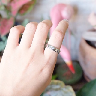 แหวนคู่ Valentine พร้อมส่งครบไซส์ Basic ring ราคาวงเดียว แหวนคู่รัก