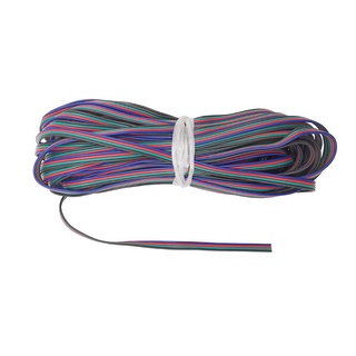 สายไฟ LED RGB 22AWG PVC 4Pin 22AWG 4 สี ยาว 1-2 ม. คุณภาพดี