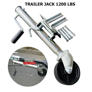 【One_boutique】ล้อหน้าเทรลเลอร์ ขนาด 1,200 ปอนด์ แบบล้อเดี่ยว TRAILER JACK 1200 LBS