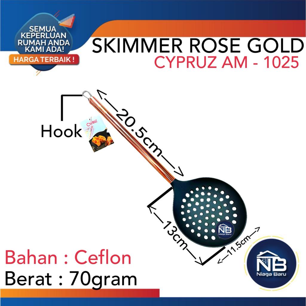 CYPRUZ AM-1025 Skimmer Nylon Filter Rose Gold Series
