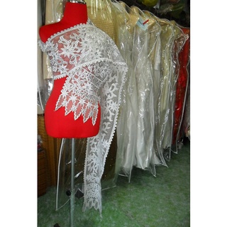 สไบเงิน silver breast cloth 2.4-2.5เมตร