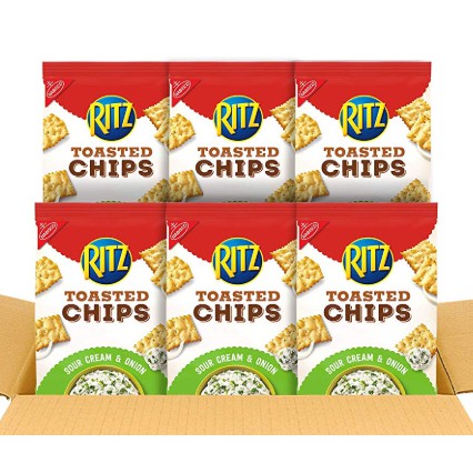 NABISCO RITZ CHIPS SOUR CREAM & ONION (1x6)