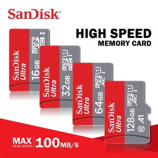 Sandisk Ultra Micro SD Card เมมโมรี่การ์ด32GB/64GB/128GB  ความเร็ว120MB/sใช้ได้กับมือถือ คอมพิวเตอร์ memory card