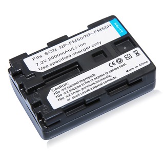 แบตกล้อง Sony Digital Camera Battery รหัส NP-FM55H , NP-FM50 , NP-FM51 , NP-QM50 for SONY DCR-TRV75E, TRV8, TRV80, TRV82