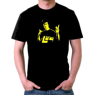 เสื้อยืดลําลอง แขนสั้น พิมพ์ลาย Bruce Lee The Master สําหรับผู้ชายSize S-5XL