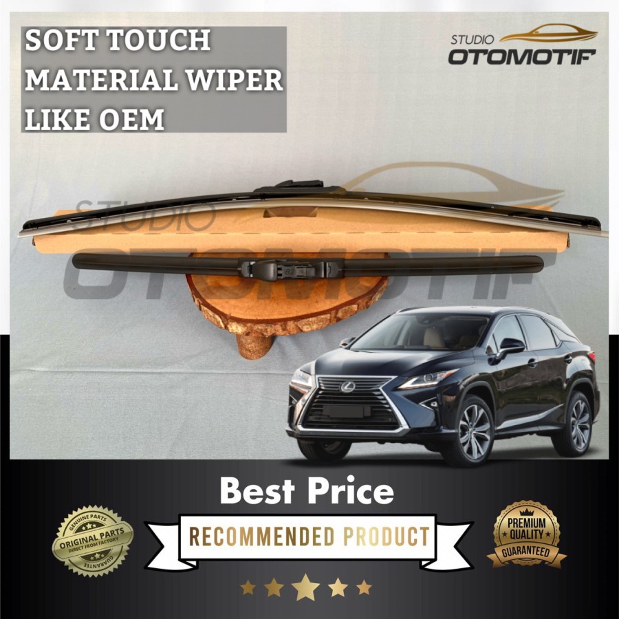LEXUS RX200t RX 200T 26-21 SOFT TOUCH FRAMELESS WIPER 2 ชิ้น