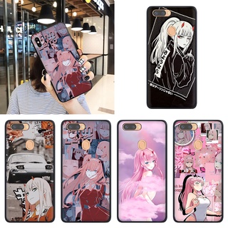 เคสโทรศัพท์ซิลิโคน TPU แบบนิ่ม ลายอนิเมะ zero two สําหรับ OPPO A3S A5S A39 A57 A59 F1S A83 A1 A37 A12 A15 A52 A72 A92 A15S A12S A5 A7 2018