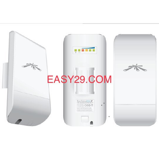 Ubiquiti NanoStation Loco M2 Access Point Outdoor 2.4GHz 150Mbps พร้อม POE ในชุด