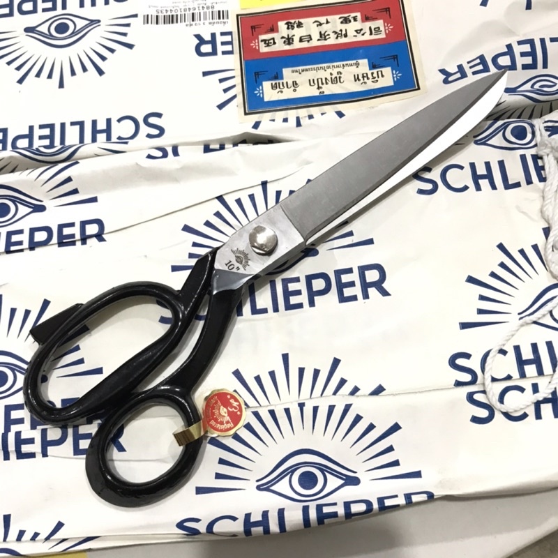 Eye brand Shears Carl Schlieper Solingen กรรไกรตัดผ้าตราตา 10 นิ้ว กรรไกรช่างเย็บผ้า ตราตา แท้ 100% กรรไกขาดำ
