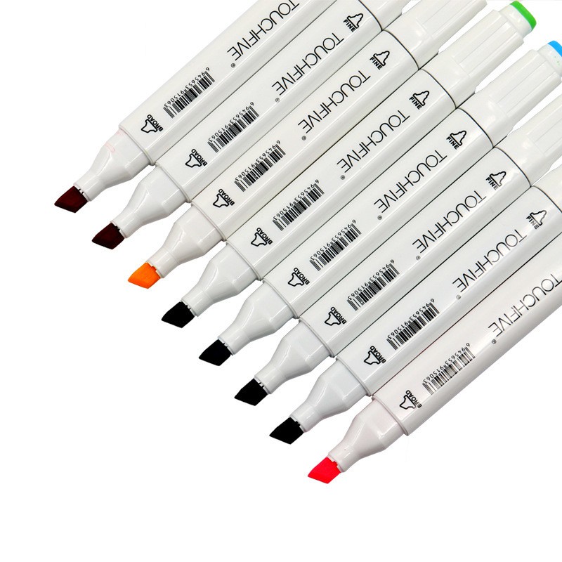 สีเมจิก 168สี ใช้ระบาย พาเลทชุดระบายสี ปากกาเมจิก ปากกามาร์คเกอร์  ปากกาไฮไลท์ 2หัว เน้นข้อความได้ สีสวย ปลอดภัย