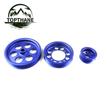 PROTHANE-Crankshaft Pulley For Toyota 1JZ-GTE 2JZ-GTE Supra Crowm Mark Aluminum Crank Belt Pulley