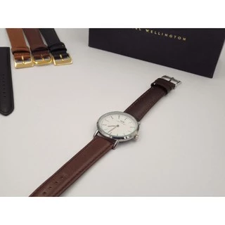 𝗚𝗤 𝘄𝗮𝘁𝗰𝗵 สายนาฬิกาหนัง สายหนังวัวแท้ หนังนุ่มใส่สบาย รุ่น Japan Minimal Leather Strap 12 14 16 18 20 22mm : seiko DW etc