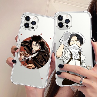 เคสโทรศัพท์มือถือแบบนิ่ม กันกระแทก ลายอะนิเมะผ่าพิภพไททัน แฟชั่น สําหรับ iPhone 13 Pro Max 12 11 lPhone 7 8 Plus XS