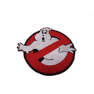 [ตัวรีด เย็บได้] GHOST BUSTER ป้ายติดเสื้อ logo Embroidered Sew Iron On Patches Badge