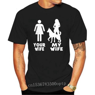 [100% Cotton] เสื้อยืด พิมพ์ลาย My German Shepherd แฟชั่นสําหรับผู้ชาย