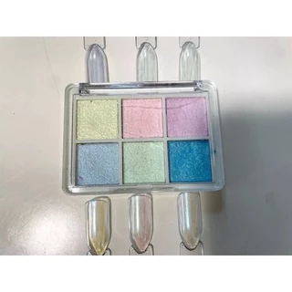 🔥6สี ผงขัดเล็บ ผงออโรล่า Aurora Nail Powder Mermaid Mirror