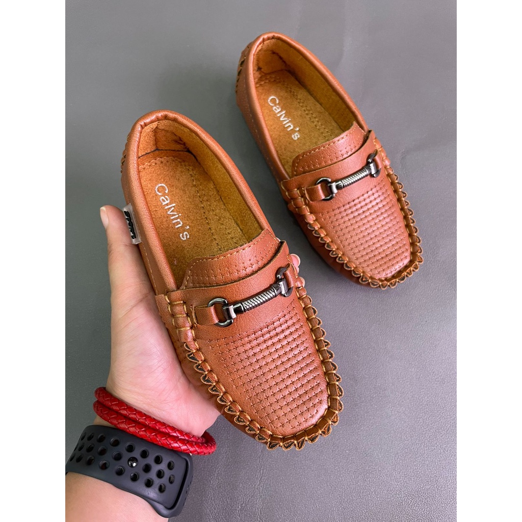 รองเท้าโลฟเฟอร์เด็กผู้ชาย Obviate