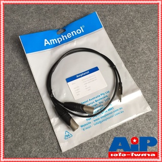 1เมตร AMPHENOL สายTR-ST-XLRผู้x2 1M CA54-0404-WB-001 สายสัญญาณ สายสัญญาณเสียง สายเสียบมิกซ์ เอไอ-ไพศาล