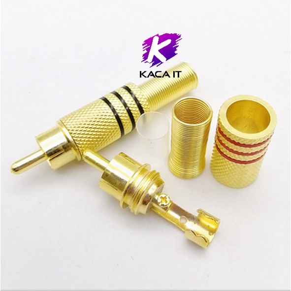 Jack RCA เข้าหัวอย่างดี Gold Sneak Digital Sound R/L แพ็ค 2 ตัว - รูปที่ 2
