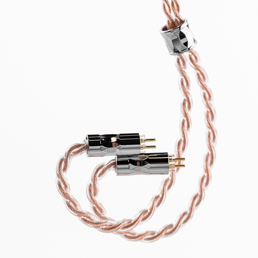 Moondrop Line T อัพเกรดสายหูฟัง 6N คริสตัลทองแดงสายปลั๊ก 4.4 มม. 0.78 มม.2Pin Connector