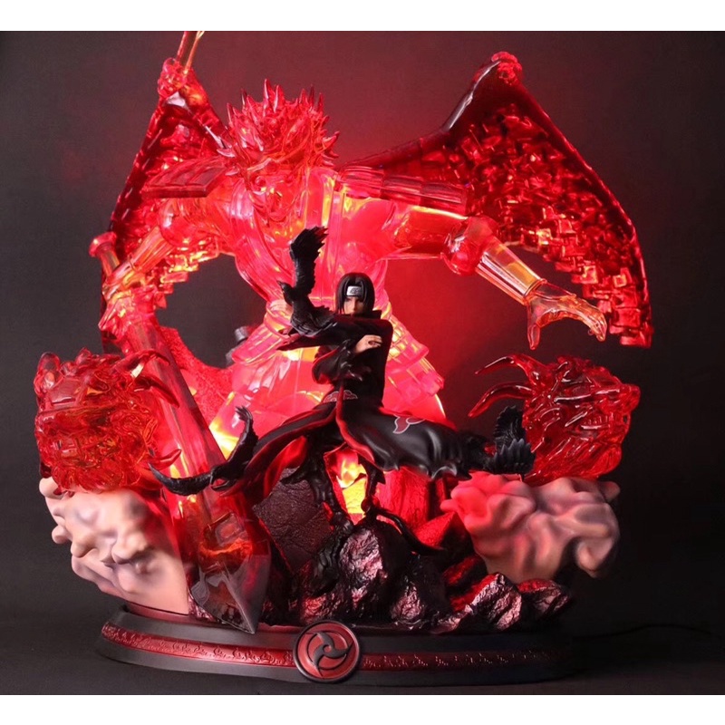 CartoonWorld Studio Naruto Shippuden – Itachi Susanoo GK Resin Statue - Naruto resin figure - Uchiha