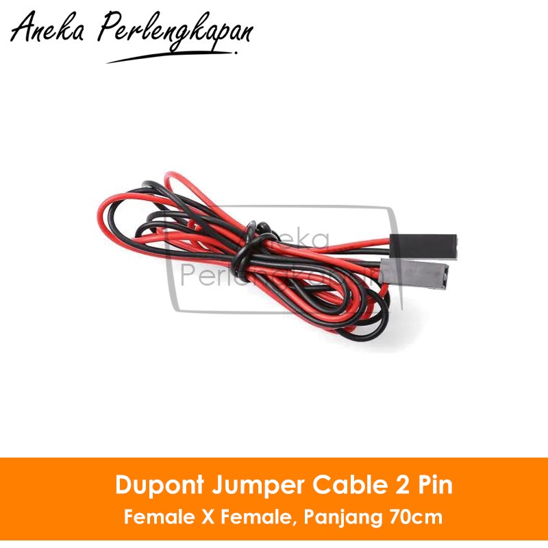Jumper Wire Dupont Cable 2 Pin Female-Female 70cm