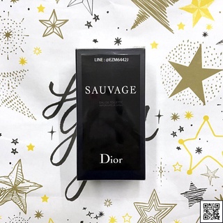 น้ำหอมแท้ CHRISTIAN DIOR SAUVAGE EDT FOR MEN EAU DE TOILETTE SPRAY 100 ML COUNTER BOX ของใหม่ กล่องขายซีล