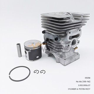 05358 NO.146 (105-114) CYLINDER &amp; PISTON ASS’Y MINI-ONE