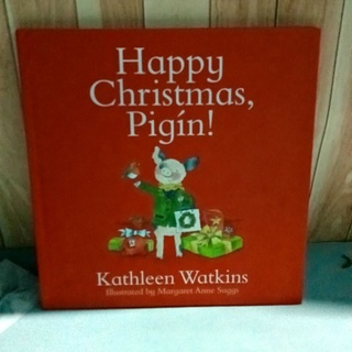 หนังสือปกแข็ง Happy Christmas Pigin! มือสอง